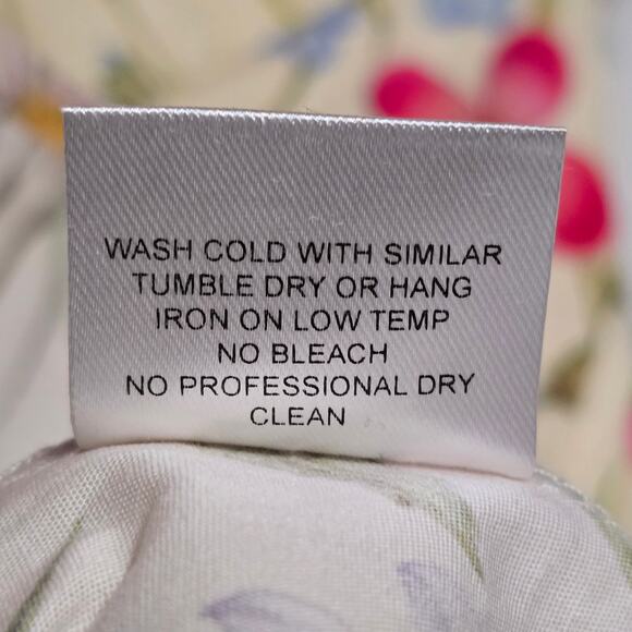 Taylor Tillman Grace Dress Frilly Smocked Flutter Sleeve Size XL Cotton Poplin - Picture 4 of 6